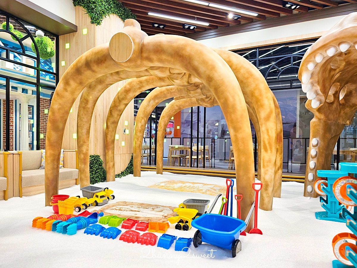 台北室內樂園｜新店樂米樂園北美館：裕隆城450坪質感親子樂園，放電雨天室內景點 @兔兒毛毛姊妹花