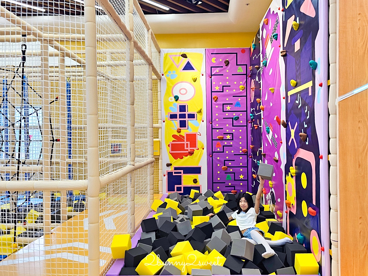 台北室內樂園｜新店樂米樂園北美館：裕隆城450坪質感親子樂園，放電雨天室內景點 @兔兒毛毛姊妹花