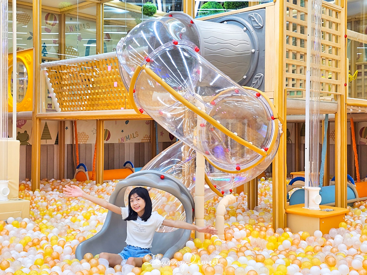 台北室內樂園｜新店樂米樂園北美館：裕隆城450坪質感親子樂園，放電雨天室內景點 @兔兒毛毛姊妹花