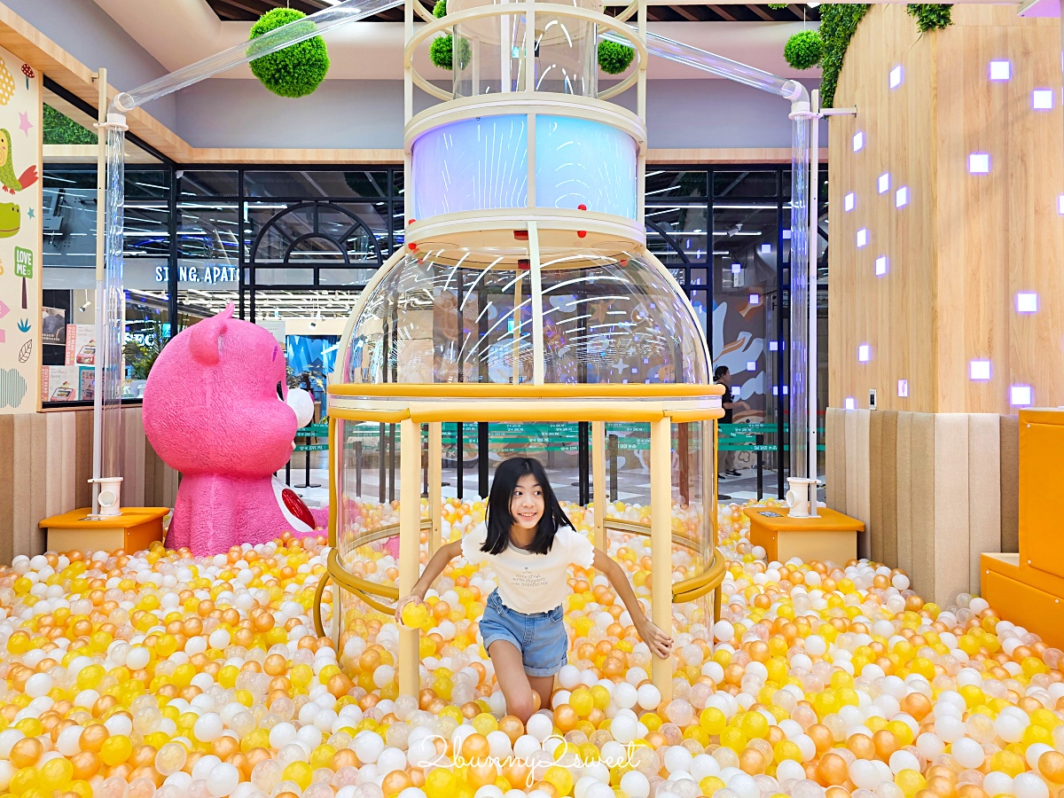 台北室內樂園｜新店樂米樂園北美館：裕隆城450坪質感親子樂園，放電雨天室內景點 @兔兒毛毛姊妹花
