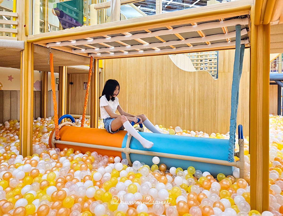 台北室內樂園｜新店樂米樂園北美館：裕隆城450坪質感親子樂園，放電雨天室內景點 @兔兒毛毛姊妹花