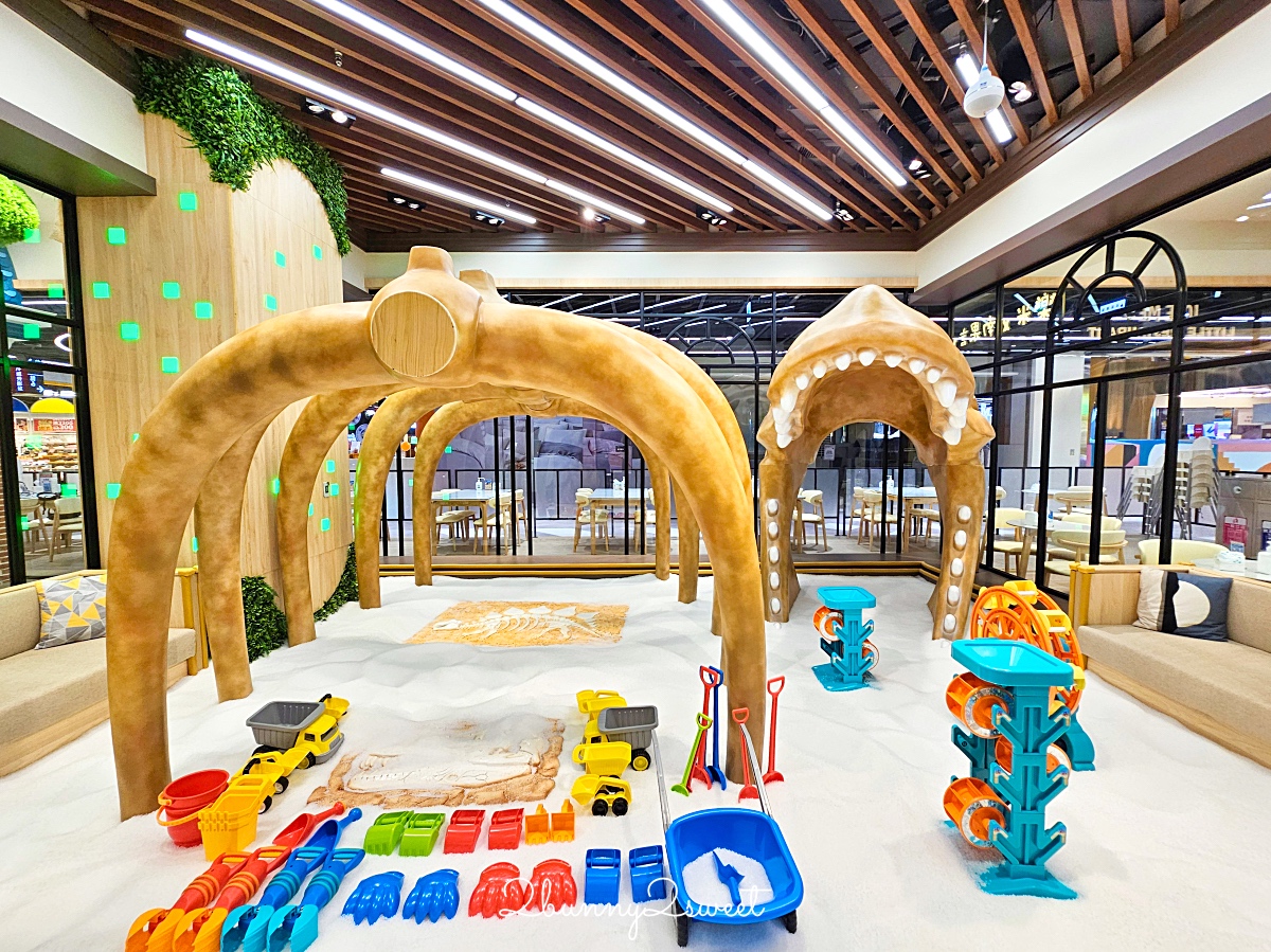 台北室內樂園｜新店樂米樂園北美館：裕隆城450坪質感親子樂園，放電雨天室內景點 @兔兒毛毛姊妹花