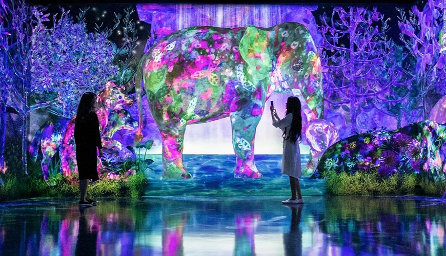東京景點推薦｜teamLab Planets 豐洲沉浸式美術館體驗、拍照秘訣、穿搭建議 @兔兒毛毛姊妹花