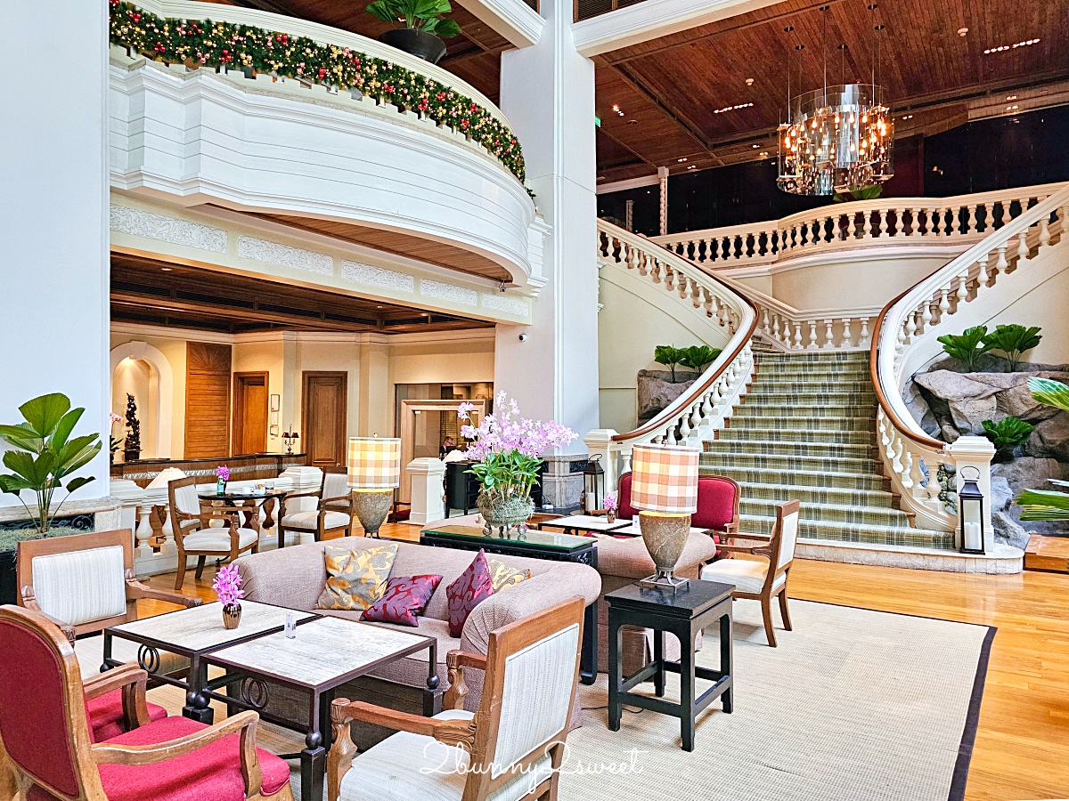 曼谷住宿「Grand Hyatt Erawan Bangkok 四面神君悅酒店」奇隆站、四面佛旁歐式宮廷風五星君悅酒店 @兔兒毛毛姊妹花
