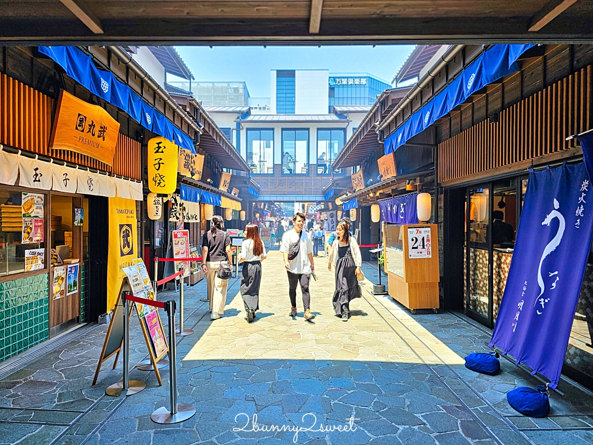 東京景點「豐洲千客萬來」超好逛江戶街道美食街 24小時豐洲萬葉俱樂部泡溫泉 @兔兒毛毛姊妹花