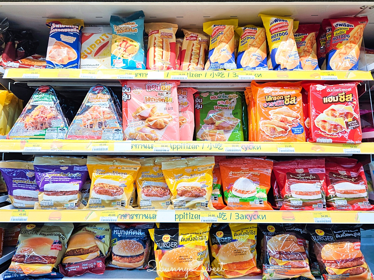 「泰國7-11必買」TOP18 推薦～熱壓吐司、微波便當、零食、飲料、藥妝、伴手禮太好買 @兔兒毛毛姊妹花