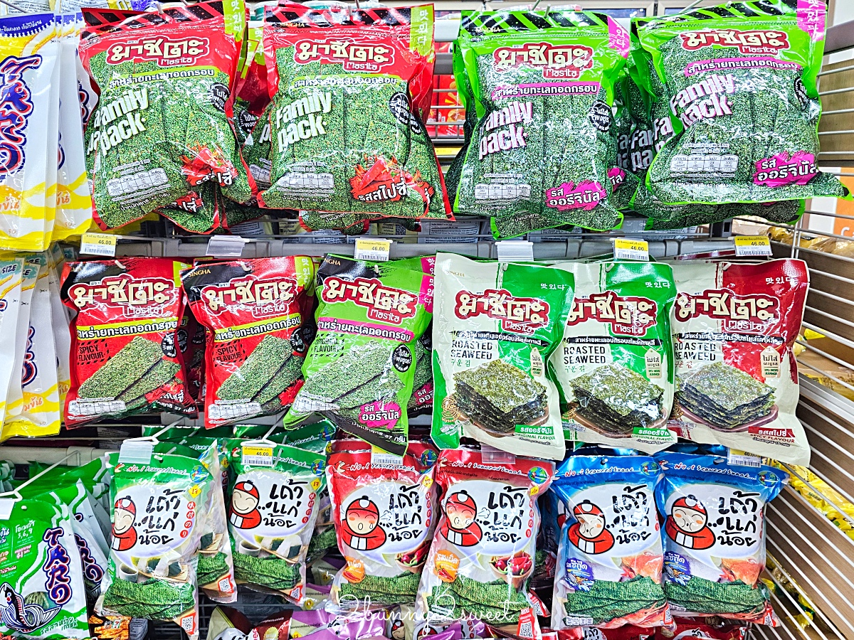 「泰國7-11必買」TOP18 推薦～熱壓吐司、微波便當、零食、飲料、藥妝、伴手禮太好買 @兔兒毛毛姊妹花
