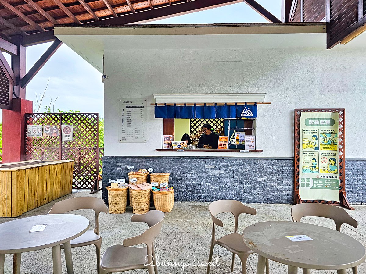 【大鵬足湯公園】全新升級！新北萬里免費溫泉泡腳池＋新開放溫泉煮蛋販賣部 @兔兒毛毛姊妹花