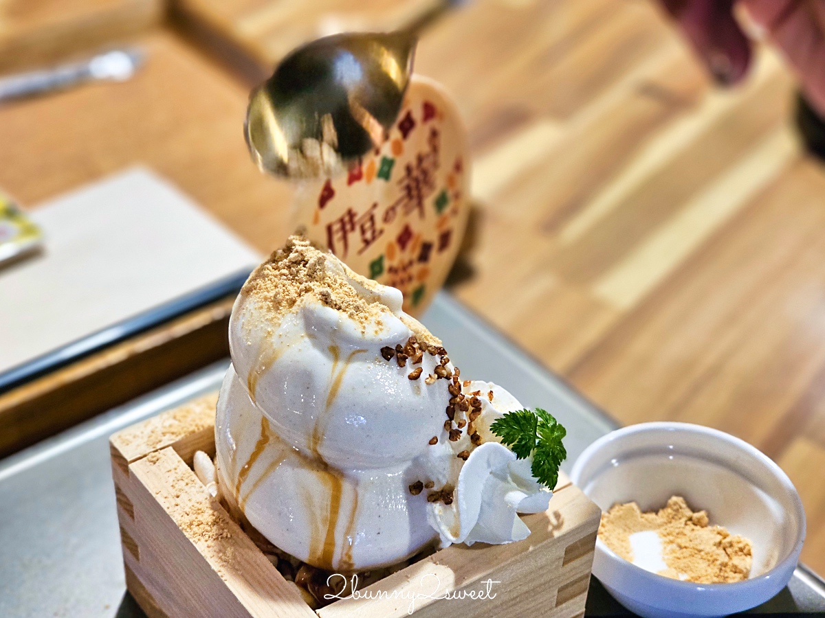 銀山溫泉美食「蕎麥麵 伊豆之華」最美銀山川復古街景甜品咖啡廳，蕎麥冰淇淋必吃 @兔兒毛毛姊妹花