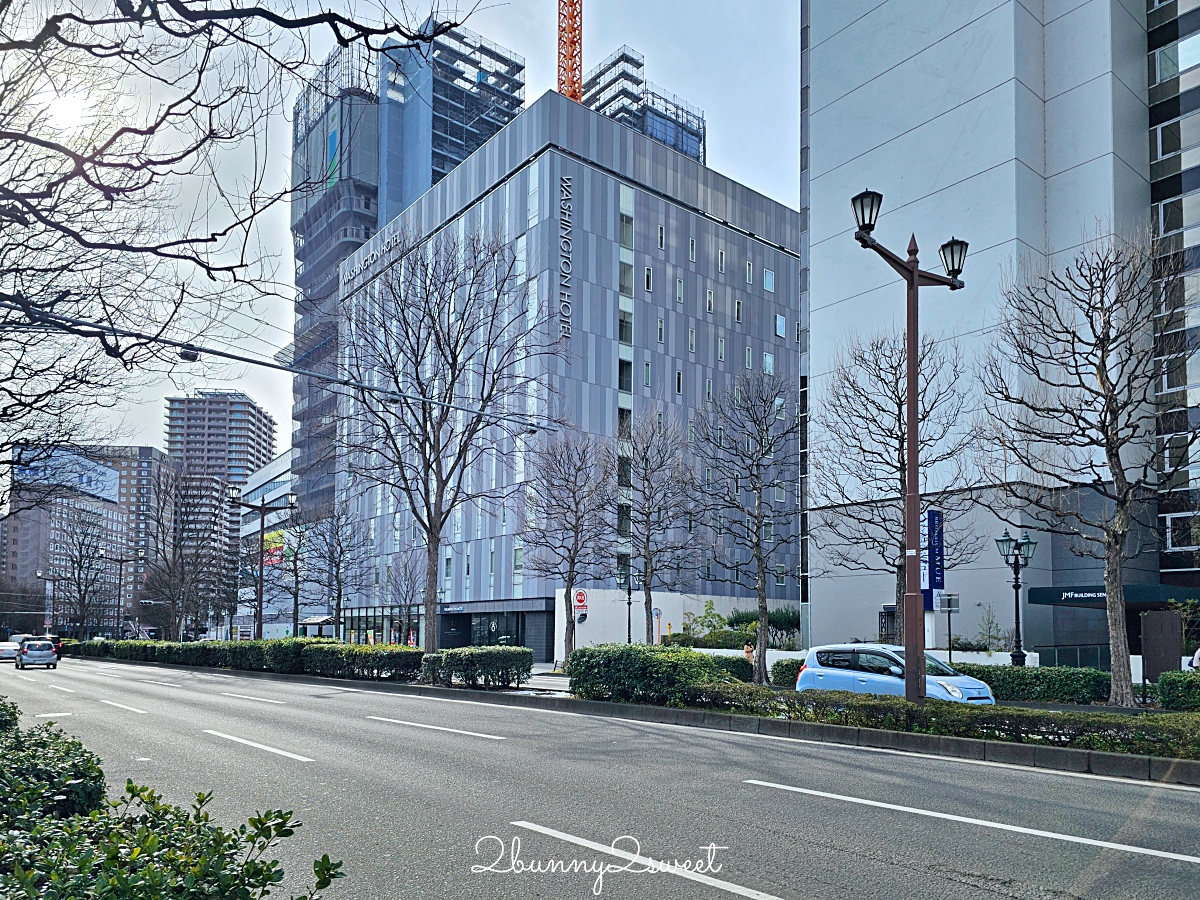 仙台住宿「仙台華盛頓酒店 Sendai Washington Hotel」5分鐘到仙台車站、樓下是便利商店 @兔兒毛毛姊妹花