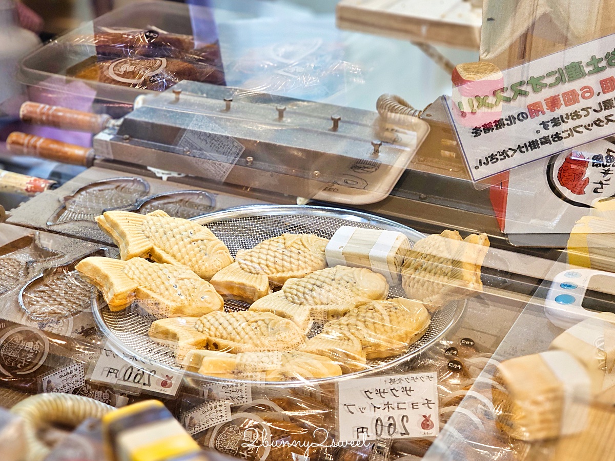 仙台美食「鯛きち」外皮酥脆仙台鯛魚燒，限定毛豆麻糬、牛舌口味太美味｜鯛吉名掛丁本店 @兔兒毛毛姊妹花