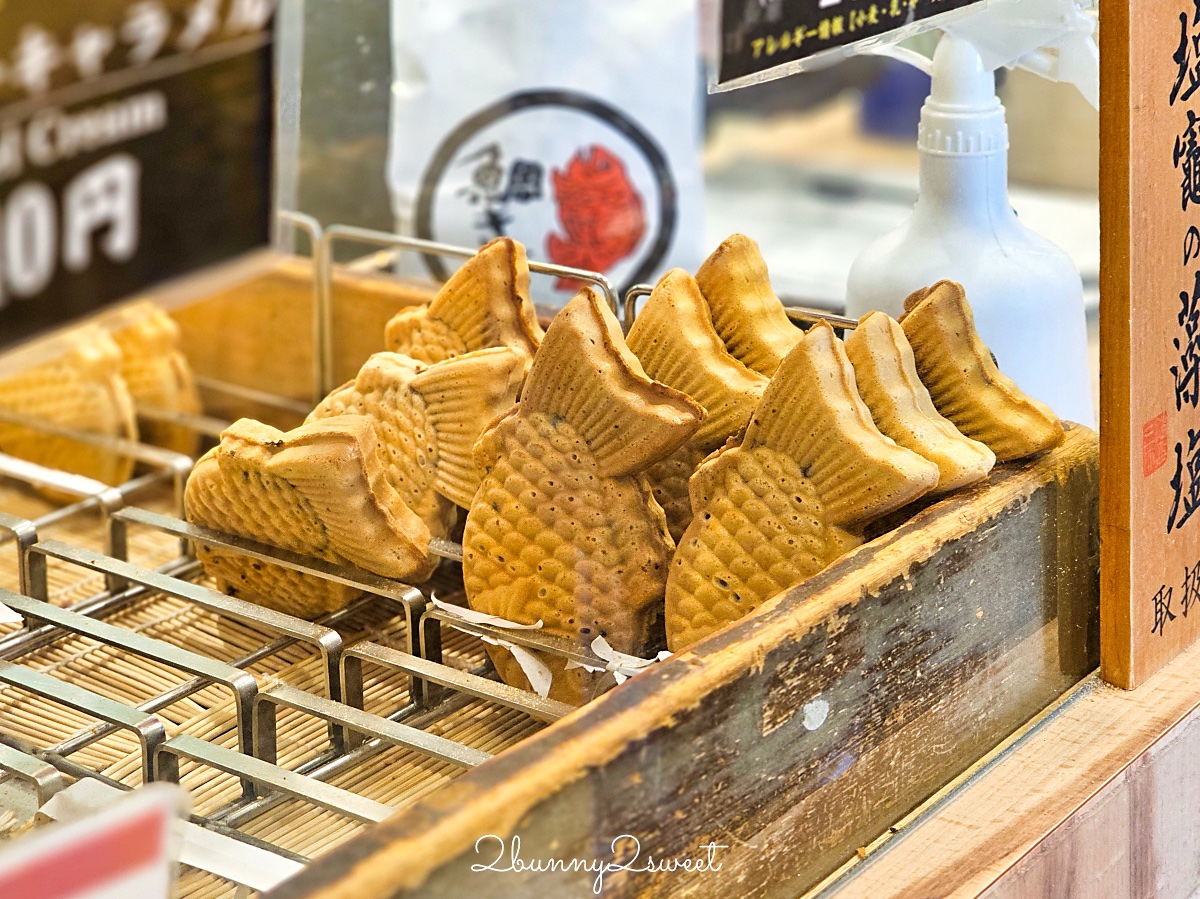 仙台美食「鯛きち」外皮酥脆仙台鯛魚燒，限定毛豆麻糬、牛舌口味太美味｜鯛吉名掛丁本店 @兔兒毛毛姊妹花