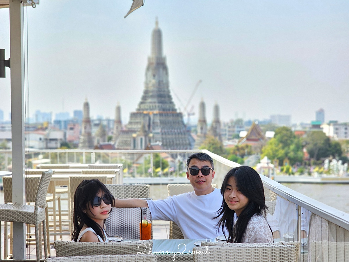 曼谷美食「View ARUN Restaurant &#038; Bar」昭披耶河畔鄭王廟第一排無敵景觀餐廳 @兔兒毛毛姊妹花