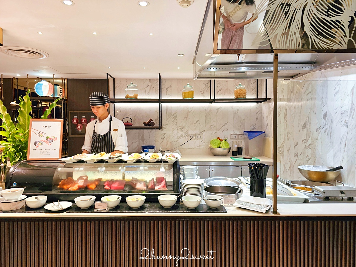 曼谷吃到飽「Savio」Chatrium Grand Bangkok 察殿大酒店自助百匯晚餐，海鮮牛排太澎湃 @兔兒毛毛姊妹花