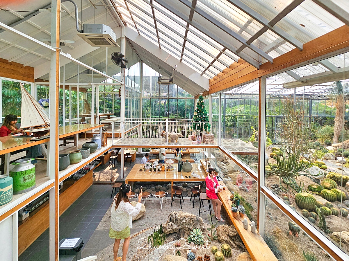 曼谷景點「Botanist activity space and more」賽佛瑞野生動物園附近秘境森林系網美咖啡廳 @兔兒毛毛姊妹花