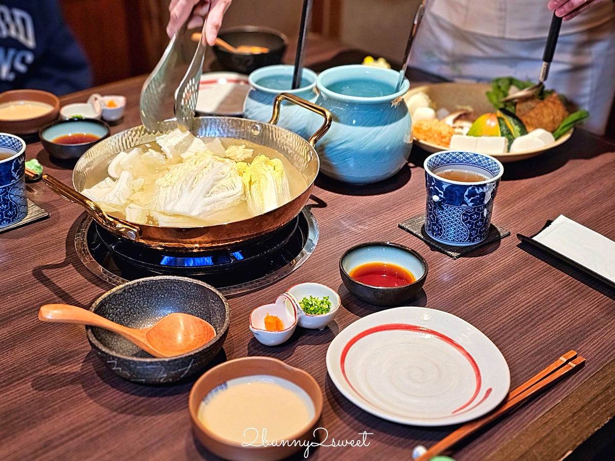 台北喜來登「桃山日本料理」春季鍋物盛宴 日本A5和牛火鍋太美味｜善導寺美食 @兔兒毛毛姊妹花