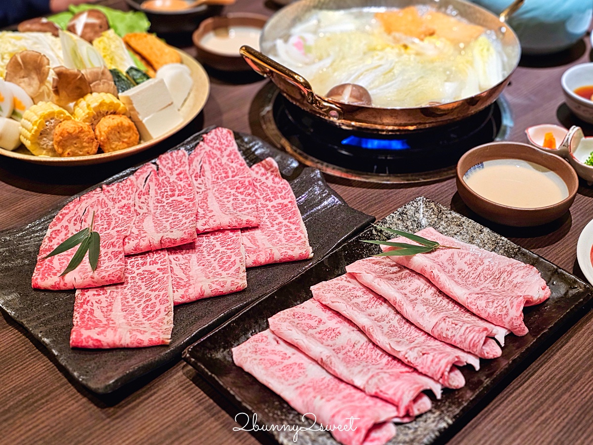 台北喜來登「桃山日本料理」春季鍋物盛宴 日本A5和牛火鍋太美味｜善導寺美食 @兔兒毛毛姊妹花