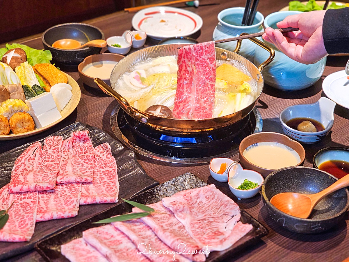 台北喜來登「桃山日本料理」春季鍋物盛宴 日本A5和牛火鍋太美味｜善導寺美食 @兔兒毛毛姊妹花