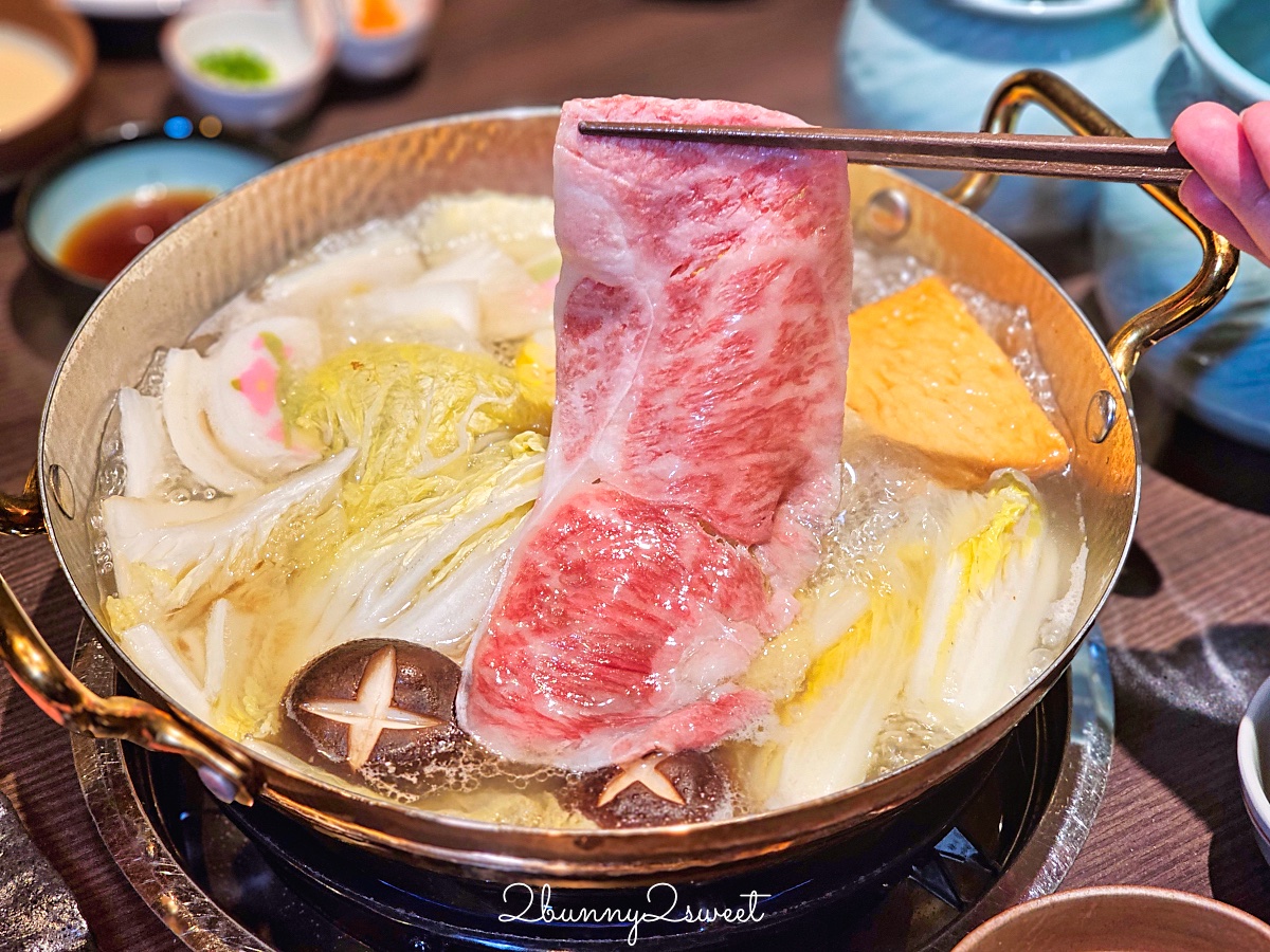台北喜來登「桃山日本料理」春季鍋物盛宴 日本A5和牛火鍋太美味｜善導寺美食 @兔兒毛毛姊妹花