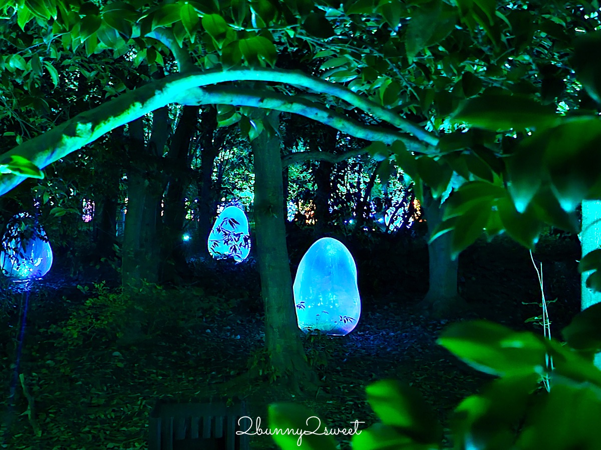 「大阪長居植物園 teamLab」7萬坪公園變身夜間美拍景點｜teamLab Botanical Garden Osaka @兔兒毛毛姊妹花