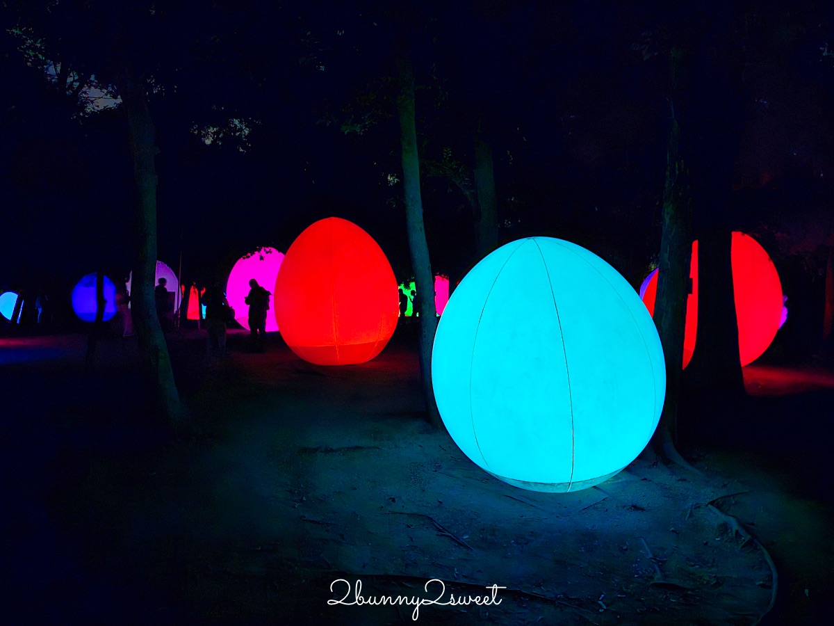 「大阪長居植物園 teamLab」7萬坪公園變身夜間美拍景點｜teamLab Botanical Garden Osaka @兔兒毛毛姊妹花
