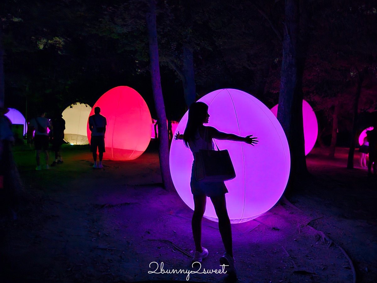 「大阪長居植物園 teamLab」7萬坪公園變身夜間美拍景點｜teamLab Botanical Garden Osaka @兔兒毛毛姊妹花