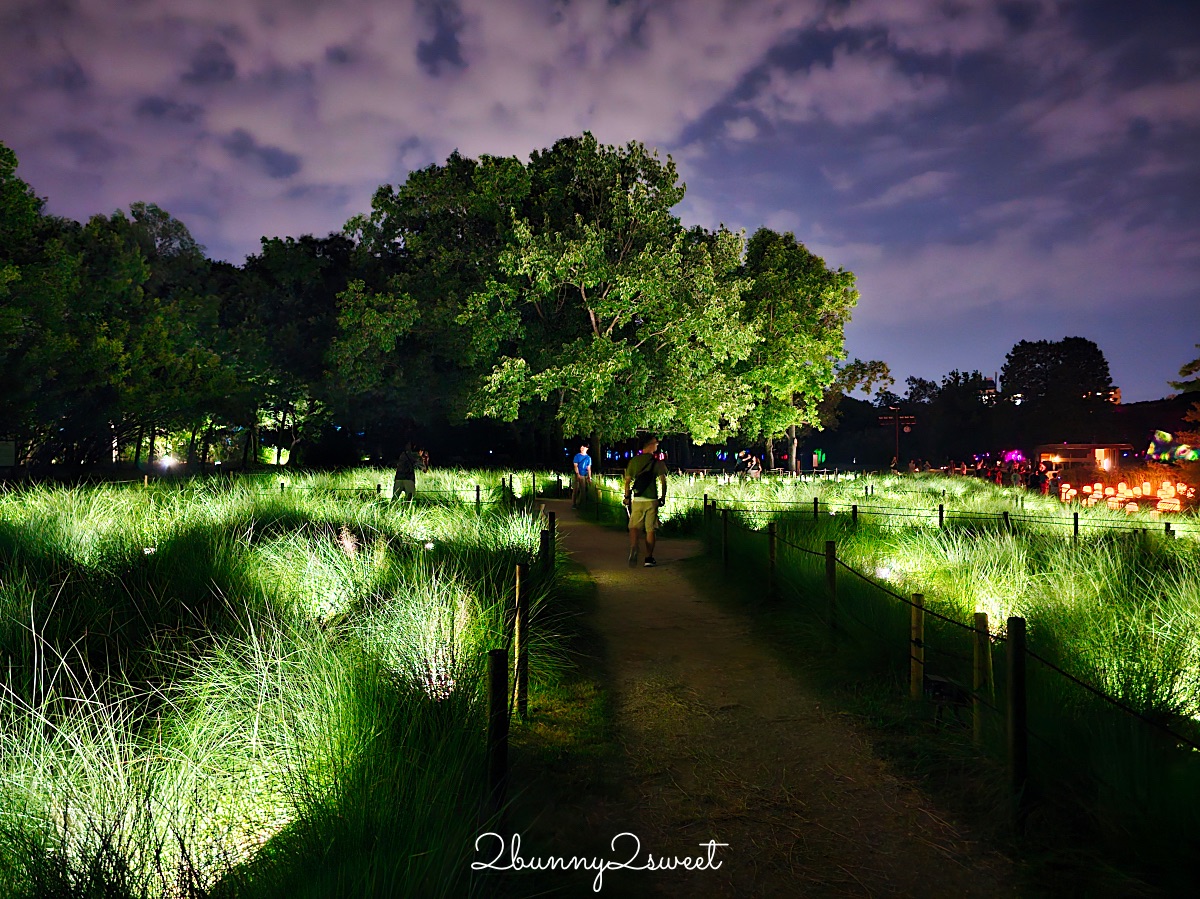 「大阪長居植物園 teamLab」7萬坪公園變身夜間美拍景點｜teamLab Botanical Garden Osaka @兔兒毛毛姊妹花