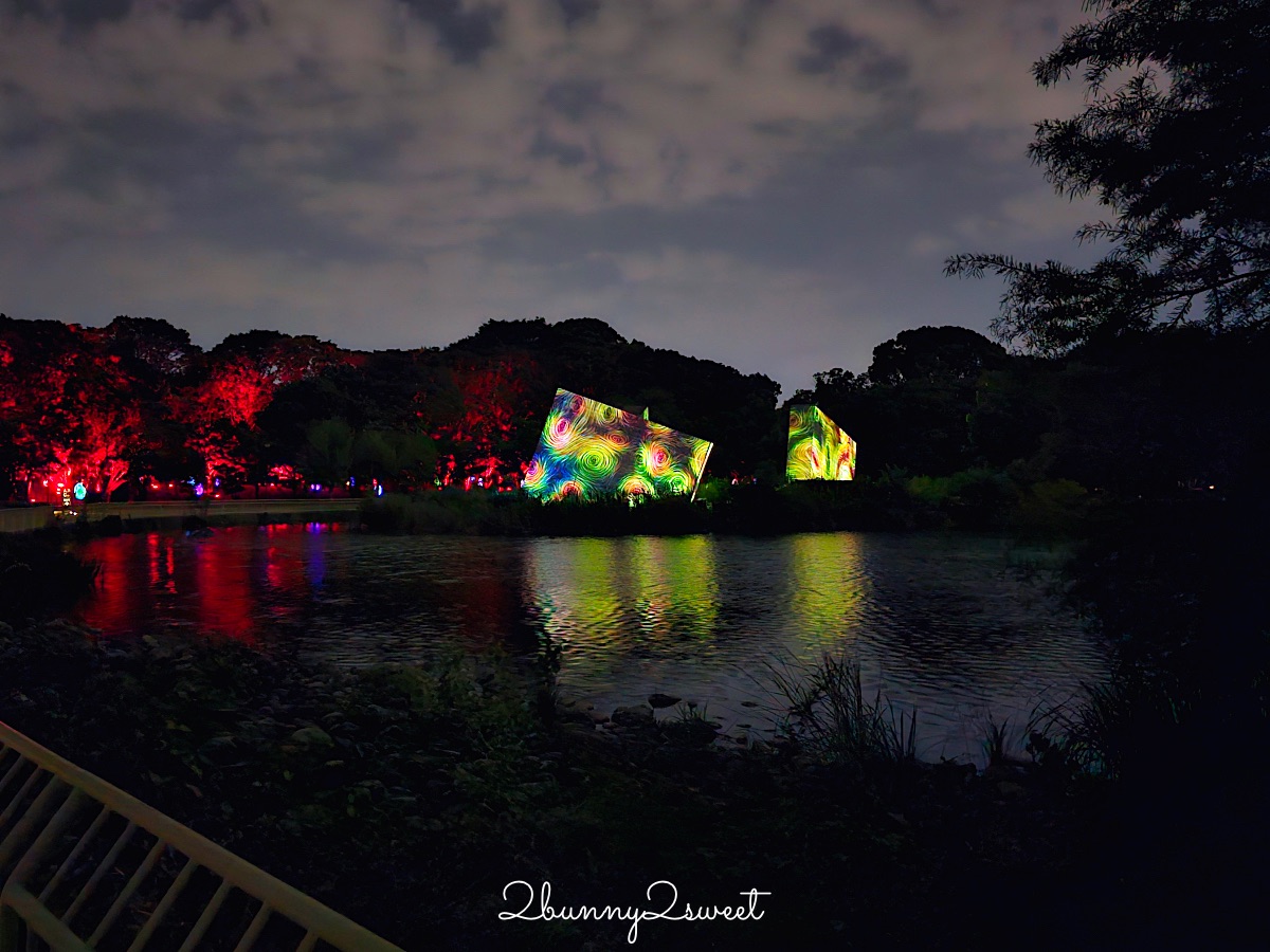 「大阪長居植物園 teamLab」7萬坪公園變身夜間美拍景點｜teamLab Botanical Garden Osaka @兔兒毛毛姊妹花