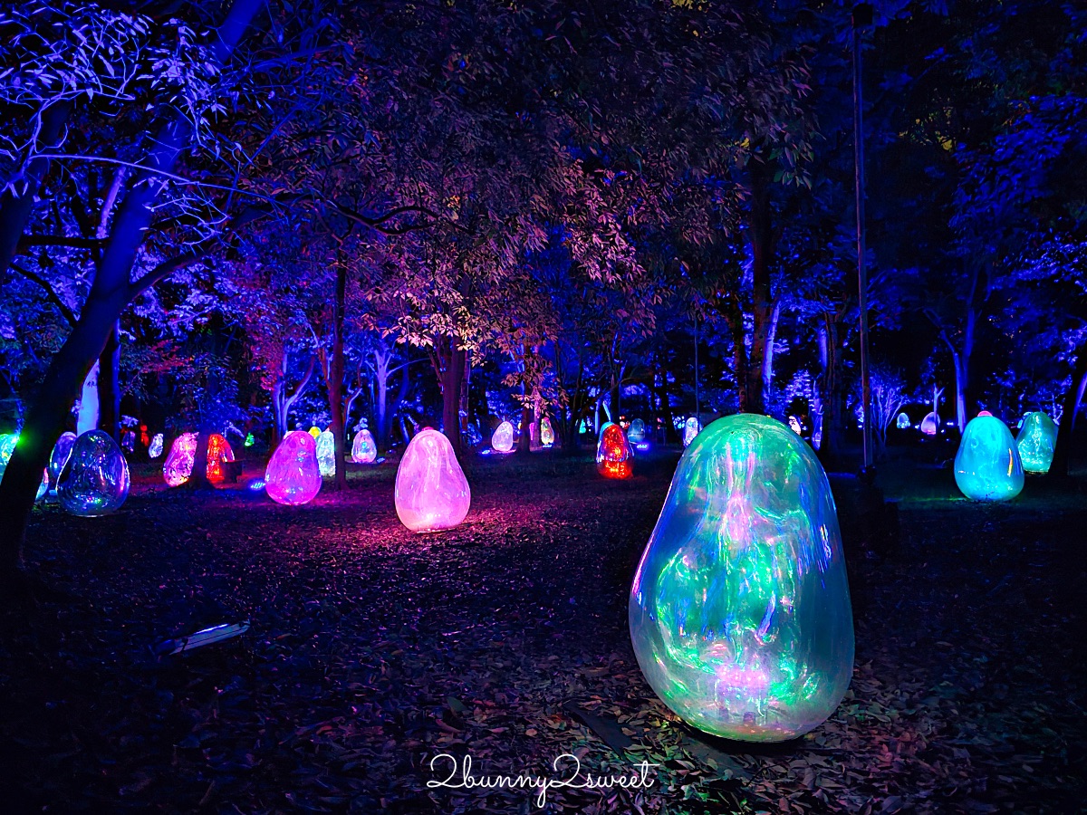 「大阪長居植物園 teamLab」7萬坪公園變身夜間美拍景點｜teamLab Botanical Garden Osaka @兔兒毛毛姊妹花