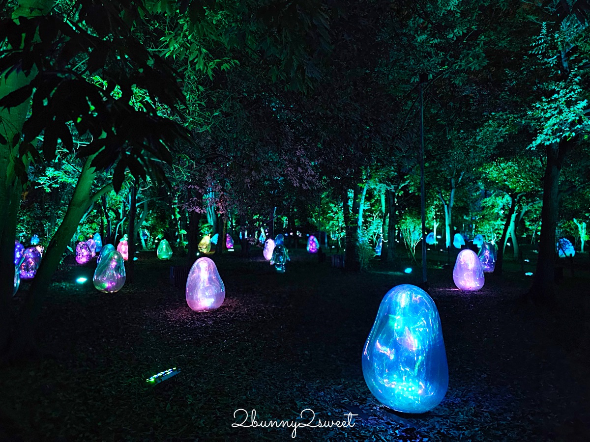 「大阪長居植物園 teamLab」7萬坪公園變身夜間美拍景點｜teamLab Botanical Garden Osaka @兔兒毛毛姊妹花