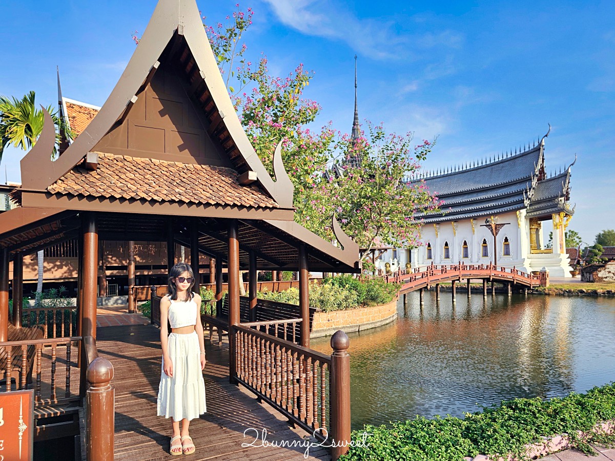曼谷景點「暹羅古城76府 The Ancient City」神好拍文化園區，泰國經典古蹟建築一次拍齊 @兔兒毛毛姊妹花