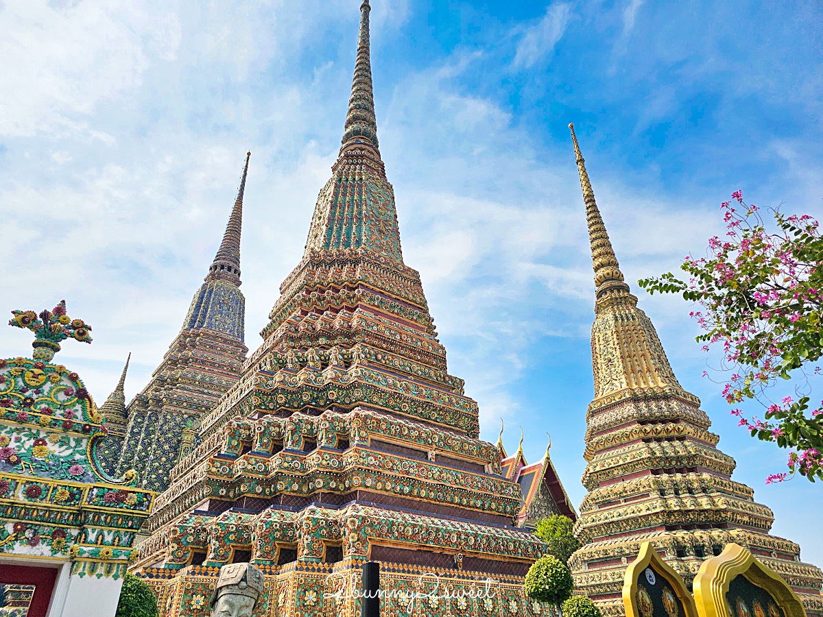 曼谷景點「臥佛寺 Wat Pho」交通方式 必看重點～曼谷最古老寺院 46米巨大臥佛太壯觀 @兔兒毛毛姊妹花