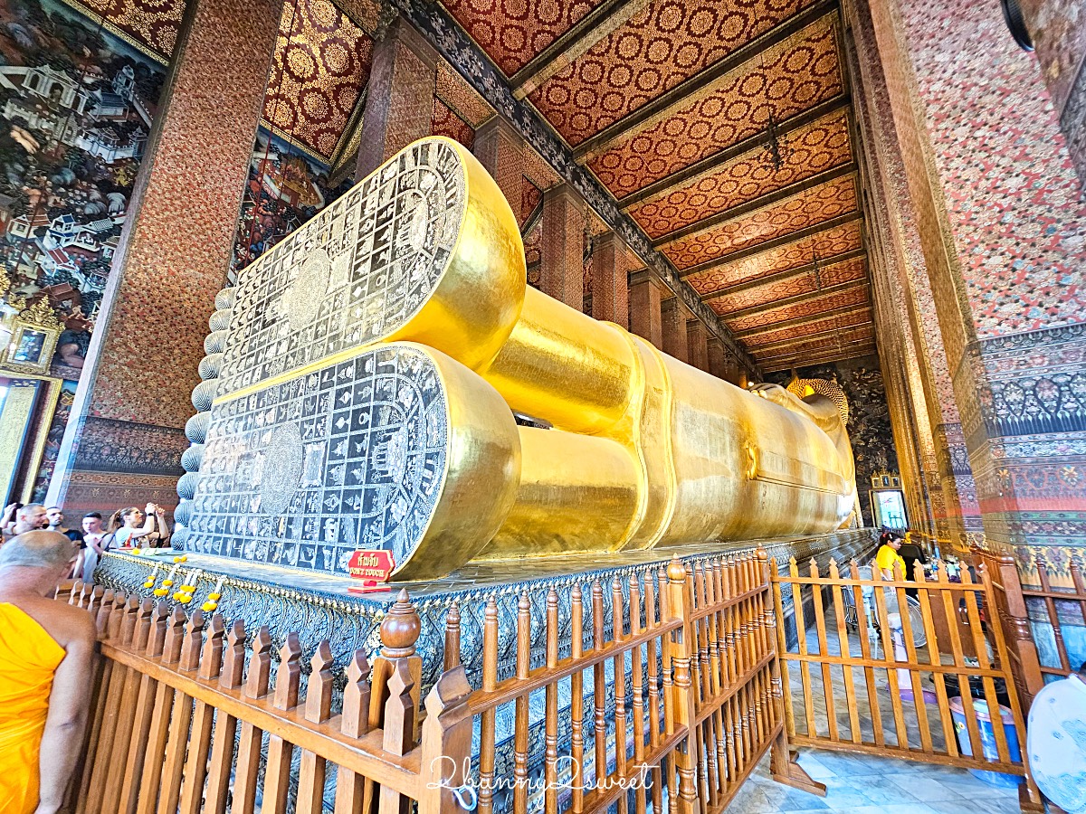 曼谷景點「臥佛寺 Wat Pho」交通方式 必看重點～曼谷最古老寺院 46米巨大臥佛太壯觀 @兔兒毛毛姊妹花