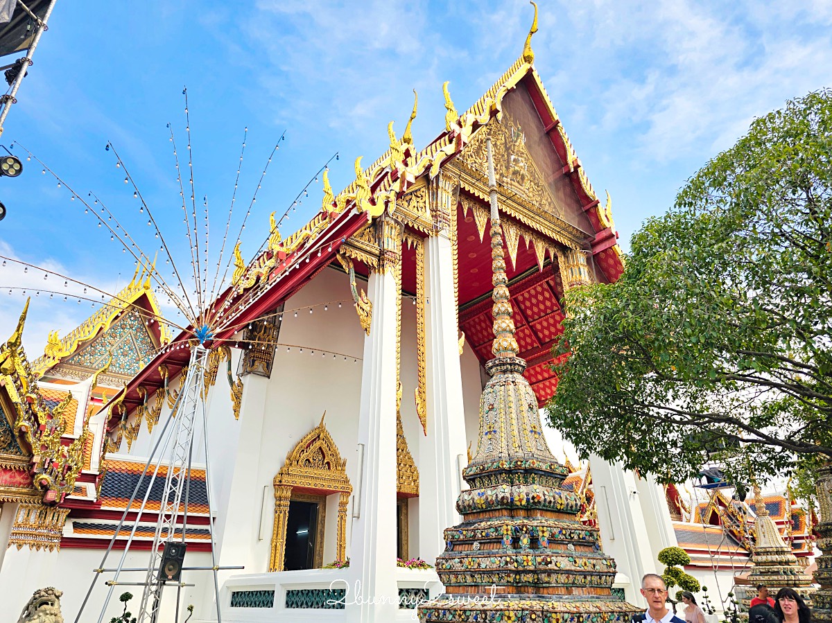 曼谷景點「臥佛寺 Wat Pho」交通方式 必看重點～曼谷最古老寺院 46米巨大臥佛太壯觀 @兔兒毛毛姊妹花