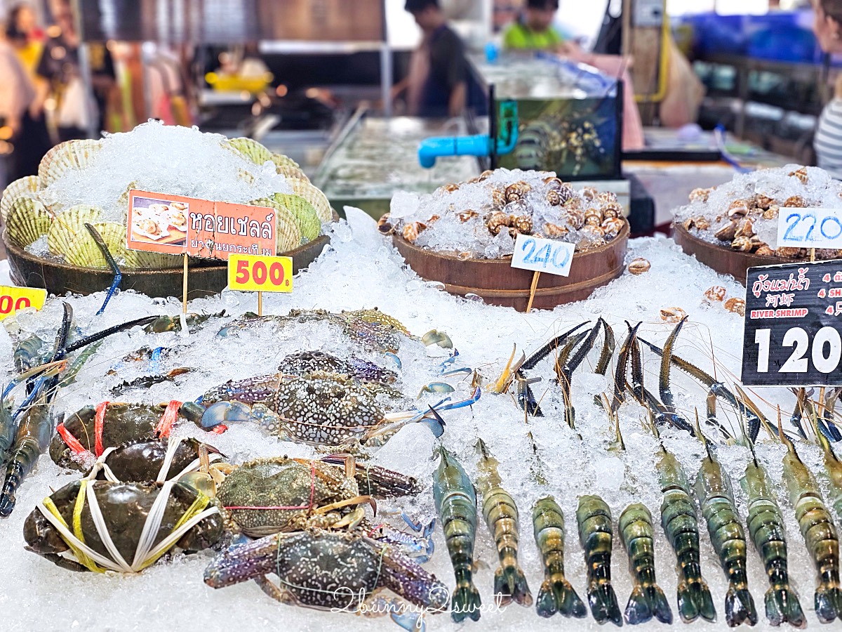 曼谷景點「吞武里市場」曼谷最大海鮮市場吹冷氣吃美食！交通方式 / 必吃美食全攻略 @兔兒毛毛姊妹花