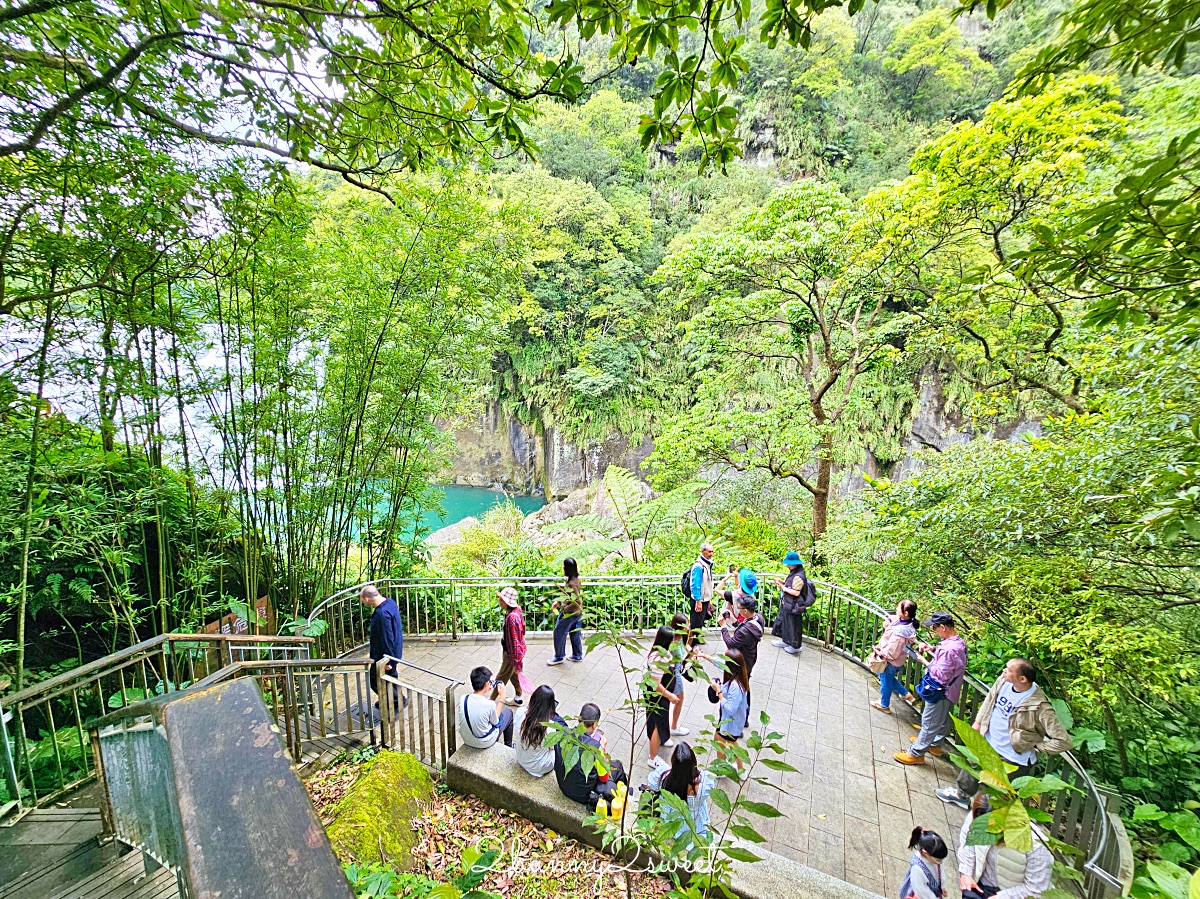 平溪景點「十分瀑布」免門票親民好走瀑布步道，散步15分鐘看台版尼加拉瀑布 @兔兒毛毛姊妹花