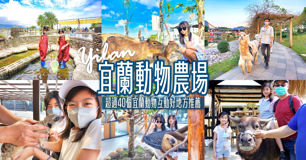 【宜蘭動物農場】超過20個宜蘭餵動物好地方，來和可愛動物親密互動吧 @兔兒毛毛姊妹花