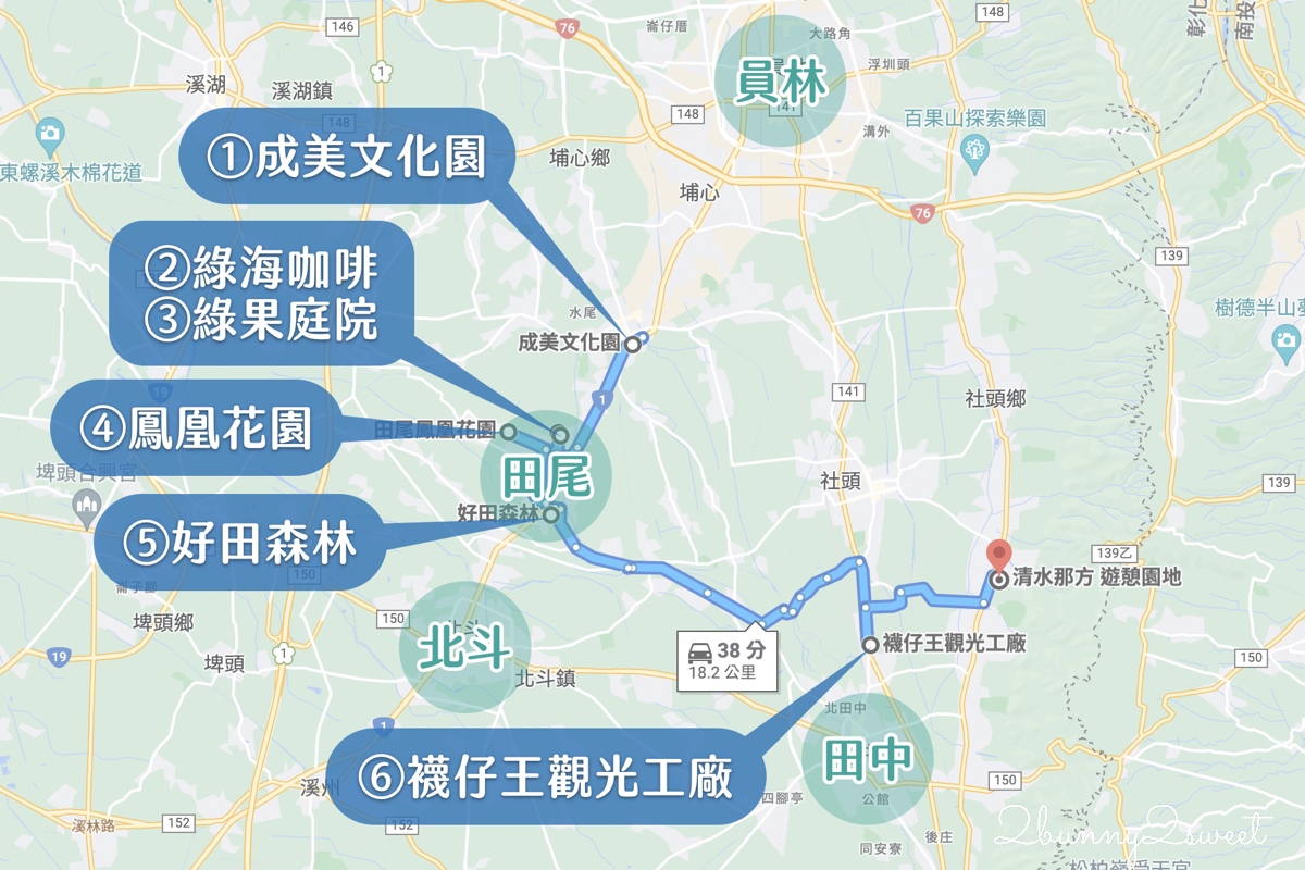 彰化景點「田尾一日遊」夢幻花園、觀光工廠、恐龍親子樂園不繞路玩起來 @兔兒毛毛姊妹花