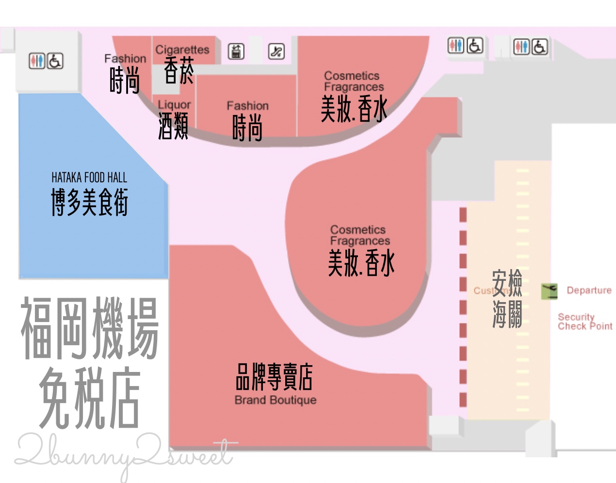 九州福岡購物「福岡機場免稅店」2025盛大改裝重新開幕!! 必逛重點 / 95折優惠券分享 @兔兒毛毛姊妹花