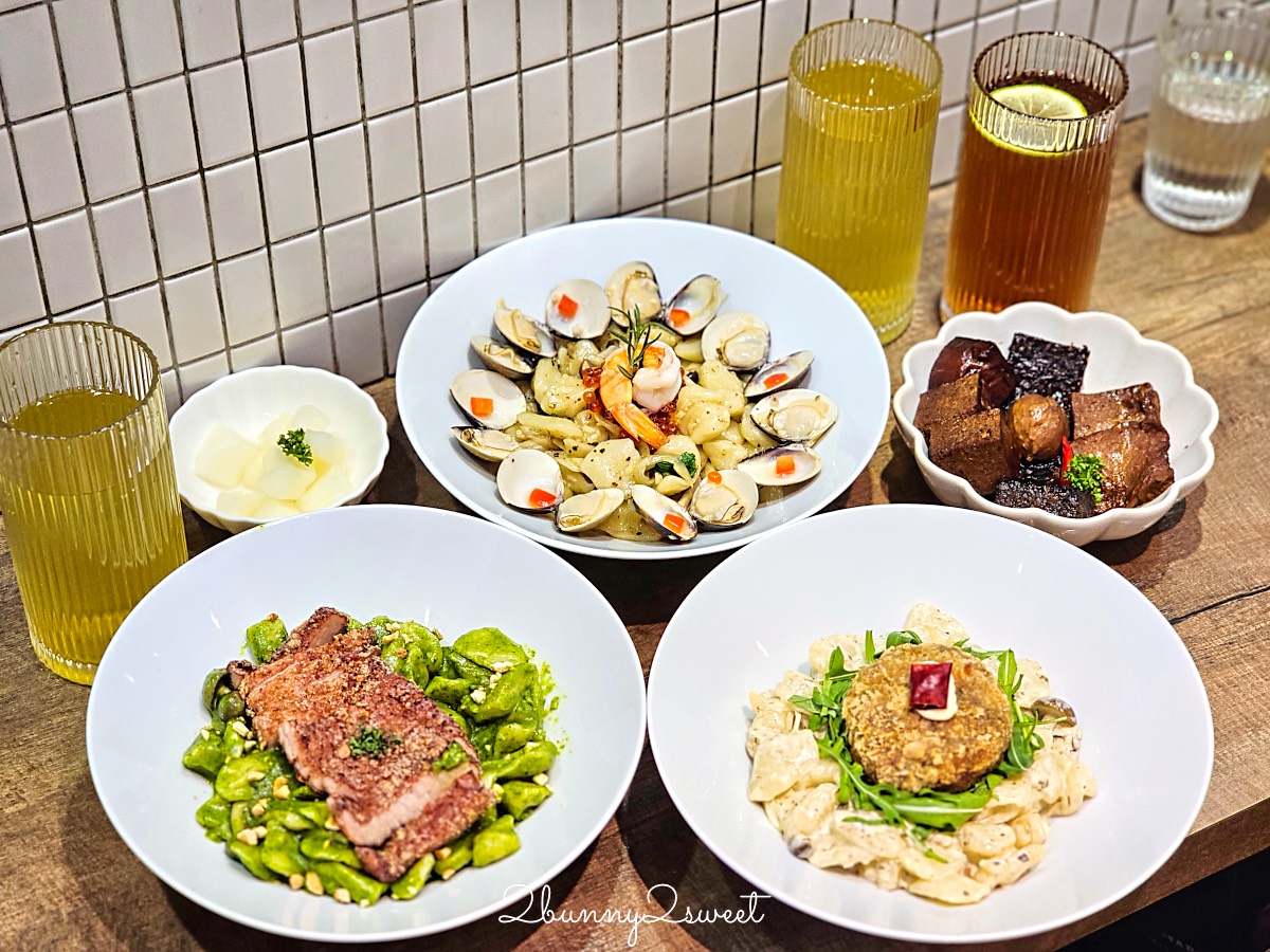 台北劍潭站【BON MEINGERDA】每到用餐時間就大排長龍的創意手工麵疙瘩專賣店 @兔兒毛毛姊妹花