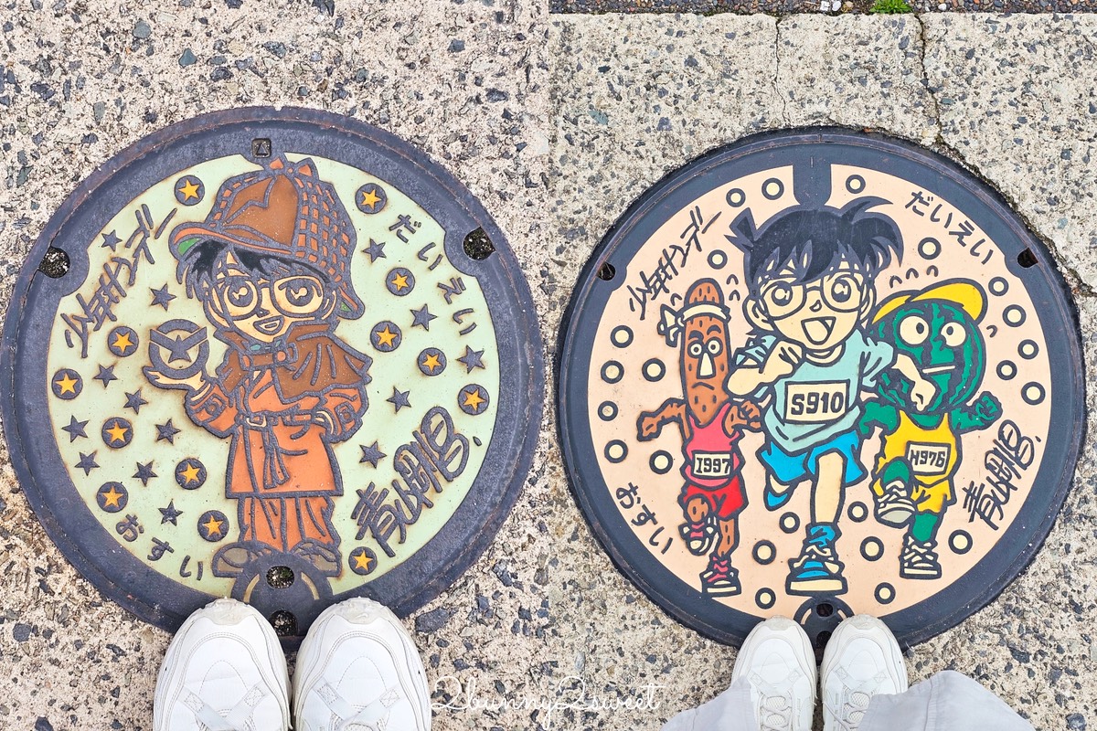 名偵探柯南迷必去！鳥取北榮町【柯南小鎮】拍照地圖，景點、美食、交通一次看 @兔兒毛毛姊妹花