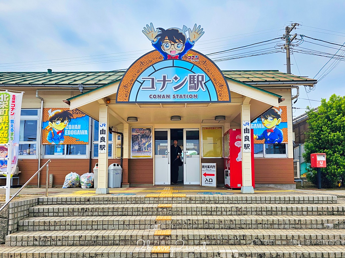 名偵探柯南迷必去！鳥取北榮町【柯南小鎮】拍照地圖，景點、美食、交通一次看 @兔兒毛毛姊妹花