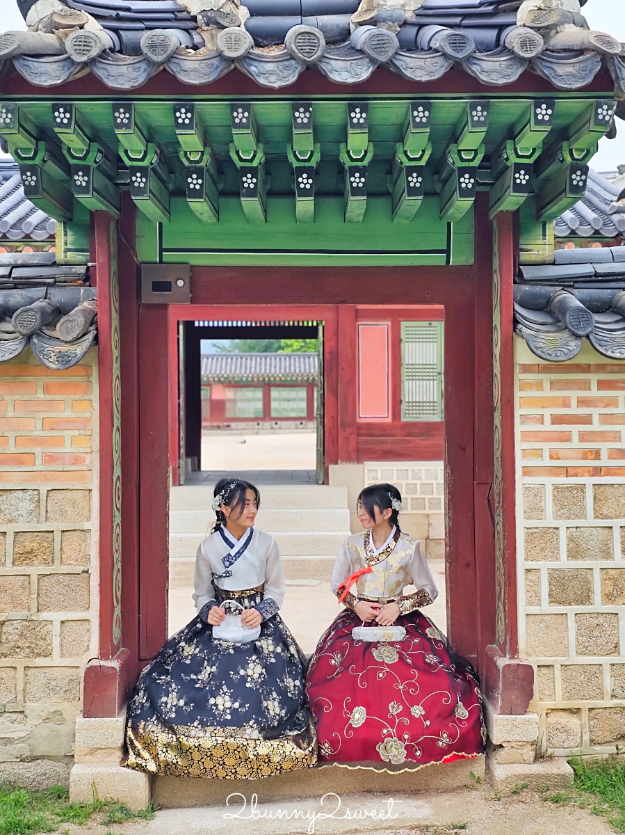 首爾韓服體驗推薦｜Hanok Hanbok 韓服租借＋景福宮拍照攻略，親子旅遊必玩行程 @兔兒毛毛姊妹花