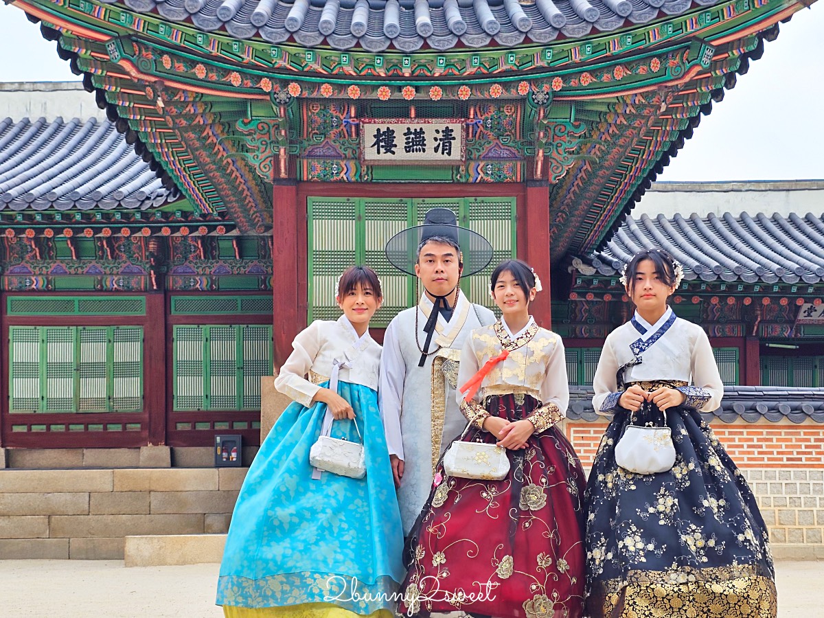 首爾韓服體驗推薦｜Hanok Hanbok 韓服租借＋景福宮拍照攻略，親子旅遊必玩行程 @兔兒毛毛姊妹花
