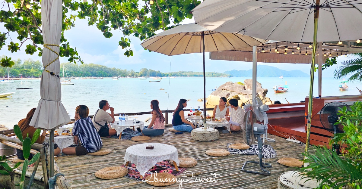普吉島海景咖啡推薦｜Coming Home Cafe &#038; Seaside：沙灘鞦韆＋竹編露台超chill美拍空間 @兔兒毛毛姊妹花