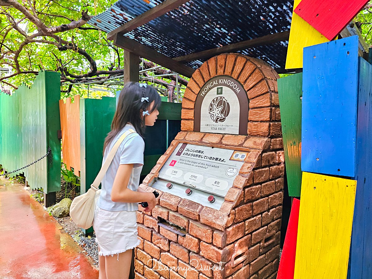 沖繩親子景點｜OKINAWA沖繩水果樂園：水果王國闖關魔法陣 必玩亮點、交通、門票整理 @兔兒毛毛姊妹花