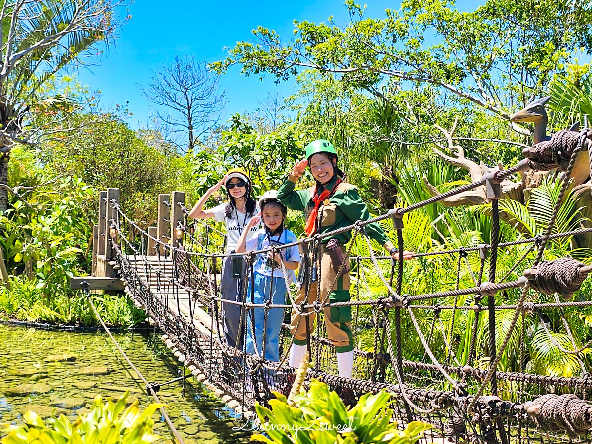 沖繩【JUNGLIA OKINAWA 叢林樂園】親子遊攻略：交通、門票、設施、餐廳介紹，無快通這樣玩 @兔兒毛毛姊妹花