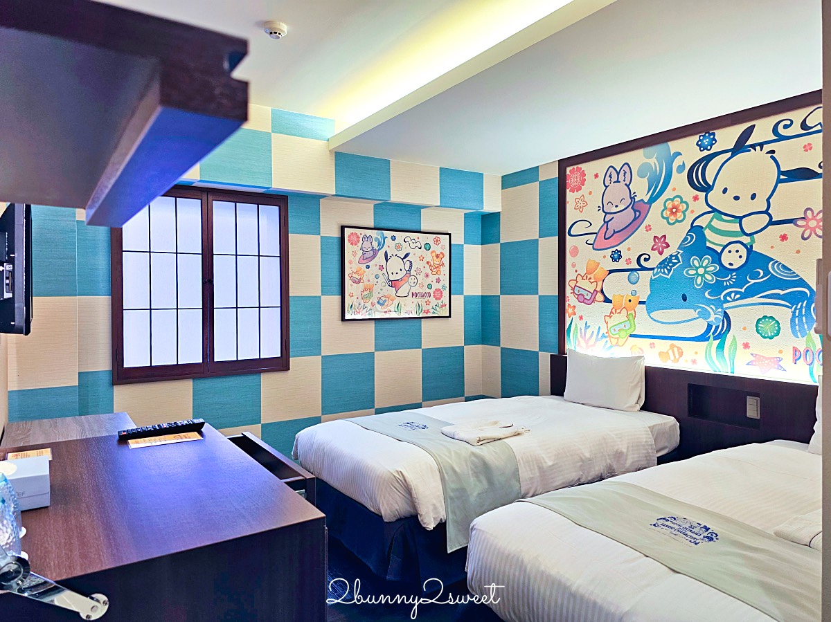 沖繩住宿推薦｜沖繩三麗鷗主題酒店 Hotel Okinawa with Sanrio Characters 親子遊必住夢幻飯店 @兔兒毛毛姊妹花