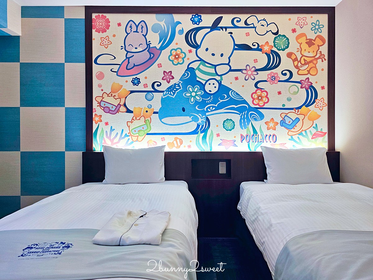 沖繩住宿推薦｜沖繩三麗鷗主題酒店 Hotel Okinawa with Sanrio Characters 親子遊必住夢幻飯店 @兔兒毛毛姊妹花