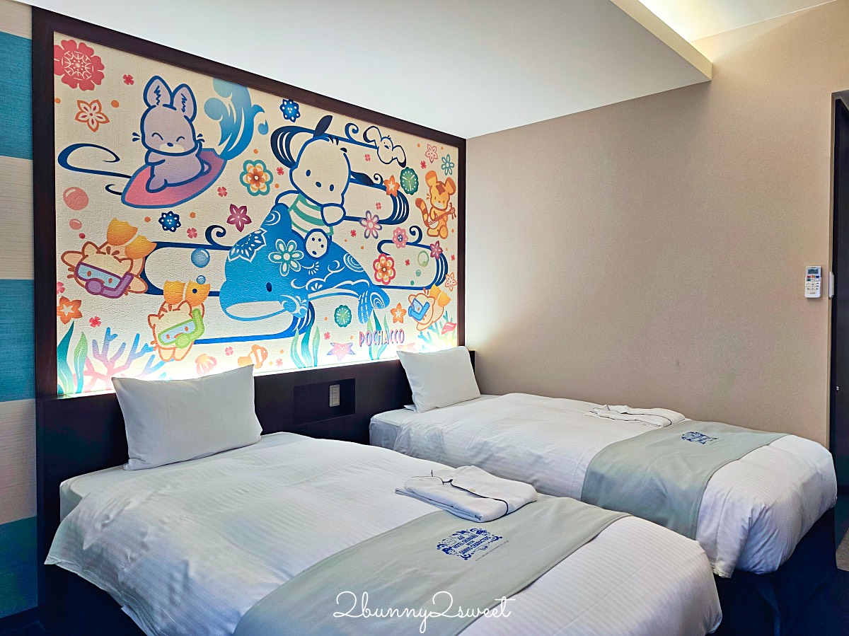 沖繩住宿推薦｜沖繩三麗鷗主題酒店 Hotel Okinawa with Sanrio Characters 親子遊必住夢幻飯店 @兔兒毛毛姊妹花
